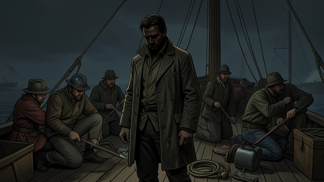 A Warrior’s Discomfort from "The Tigers of Mompracem". A Warrior’s Discomfort Prudence in Command After the first battle, Sandokan recognizes that the surviving crew lacks the strength for another fight.