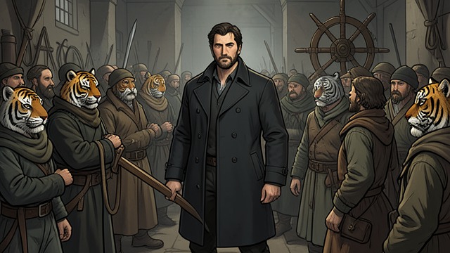 A Name Earned in War from "The Tigers of Mompracem". A Name Earned in War A Feared Captain Sandokan is introduced as a veteran of raids and battles whose daring has earned him the name Tiger of Malaysia.