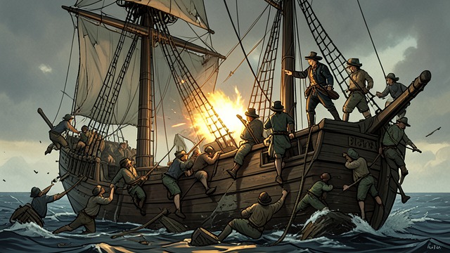 A Battle Without Equality from "The Tigers of Mompracem". A Battle Without Equality Shipboard Assault Sandokan’s prahus disable the junk’s mast and batter its defenses.