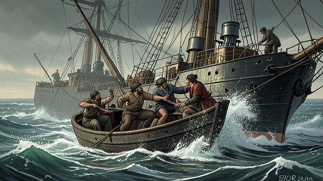 The Captain’s Charge from "The Tigers of Mompracem". The Captain’s Charge Toward the Cruiser After the enemy detects the escape, Sandokan steers toward the cruiser and prepares to board.