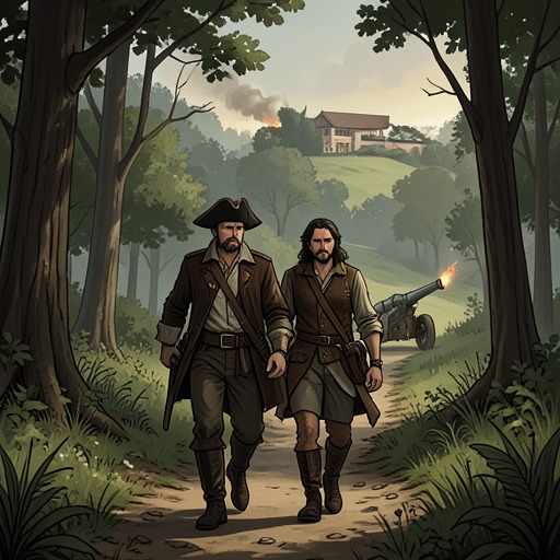 The Search for the Villa from "The Tigers of Mompracem". This thread follows Sandokan’s brief attempt to locate the Pearl of Labuan and the way the cruiser interrupts that personal objective.
