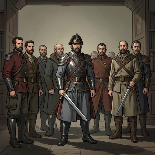 The Crew’s Devotion to Its Captain from "The Tigers of Mompracem". This thread follows the pirates’ loyalty to Sandokan, expressed through obedience, combat, repair work, and willingness to share his dangerous choices.