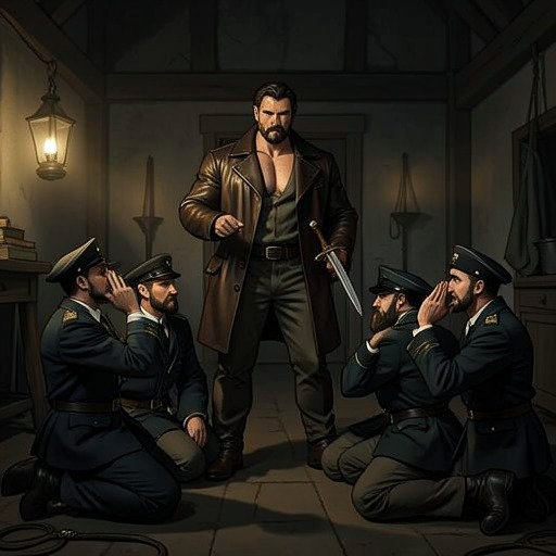 The Bond Between Captain and Crew from "The Tigers of Mompracem". This thread focuses on how Sandokan’s treatment of his subordinates mixes command discipline, personal recognition, and the expectation of sacrifice.