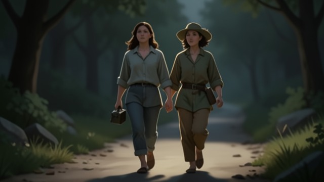 Mother and Daughter as One from "Hot Milk". Shared Movement A bodily metaphor Sofia says Rose’s legs are her legs as she limps beside her mother through the clinic.