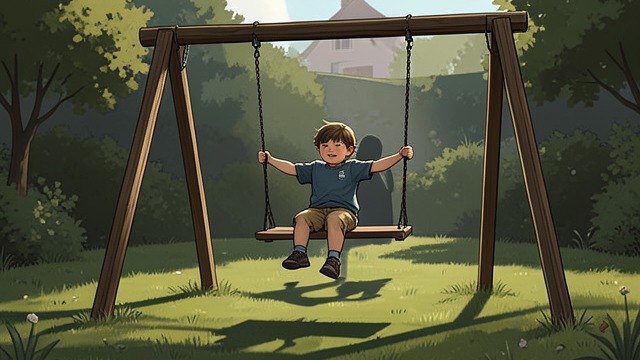 The Sister’s Accident from "Hot Milk". A Childhood Injury The swing Ingrid admits she pushed Hannah too hard on a garden swing when they were children.