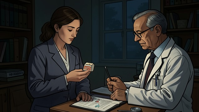 Medication Review from "Hot Milk". Reviewing the Pills A changed regimen Dr Gómez asks Rose to identify which medications matter most to her, then removes several from her routine.