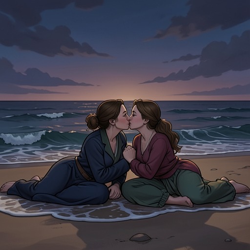 Sofia’s Attraction to Ingrid from "Hot Milk". This flow follows Sofia’s attraction to Ingrid from a first kiss through humiliation and conflict to a mutual admission of love that remains risky.