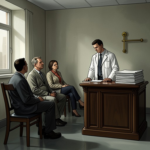 The Clinic’s Commercial Conflict from "Hot Milk". This flow traces the conflict between patient care and pharmaceutical influence as Rose’s treatment becomes a public dispute.