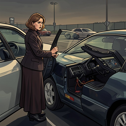 The Hire Car and the First Drive from "Hot Milk". This flow follows the car from an inaccessible promise to Sofia’s first drive, marking a practical and symbolic break from dependence.