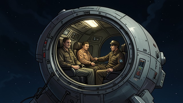 Crossing the Atmosphere from "Good Morning, Midnight". Crossing the Atmosphere Leaving the familiar ship Sully, Harper, and Tal undock and begin the descent.