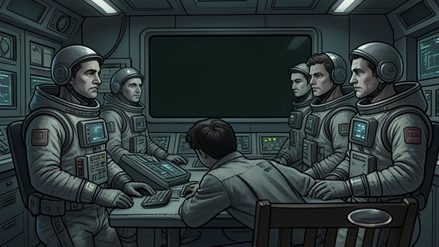 Silence from Earth from "Good Morning, Midnight". Silence from Earth Competing explanations Aether’s crew tests its equipment and considers a failed network, environmental interference, or a catastrophe on…