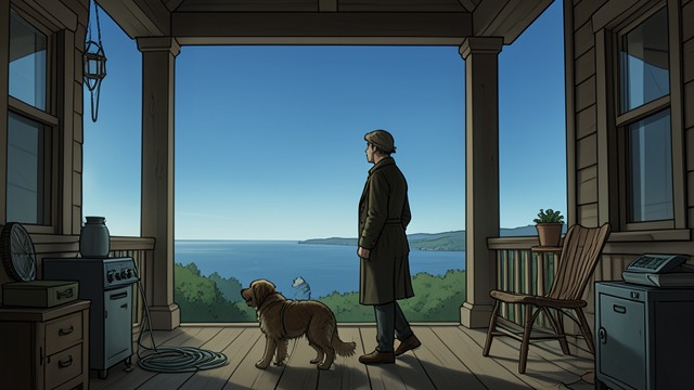 A Home Imagined on Earth from "Good Morning, Midnight". A Home Imagined on Earth Harper’s invitation Harper describes his land and dog, Bess, and invites Sully to visit after they return.