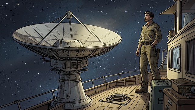 通信碟脱落,《早安,午夜》中的场景。通信碟脱落 突然中断 一声巨响过后,通信舱内陷入寂静。萨莉赶到指挥甲板,看见通信碟正从飞船旁漂离。 船员面临困境 通信碟脱落立刻带来了不确定性,塔尔和伊万诺夫则争论起事故的原因。哈珀把他们的注意力重新引向恢复联络的工作,而不是追究责任。