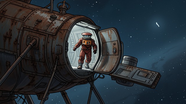Aether Reaches the Station from "Good Morning, Midnight". Aether Reaches the Station A familiar destination The crew docks with the International Space Station, a planned step in the mission made difficult by the…