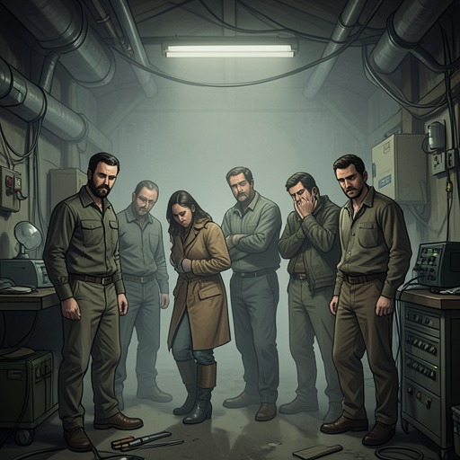 The Crew’s Fraying Unity from "Good Morning, Midnight". This flow traces how the crew’s shared routines erode under isolation and are partially rebuilt through work, mourning, and collective choice.