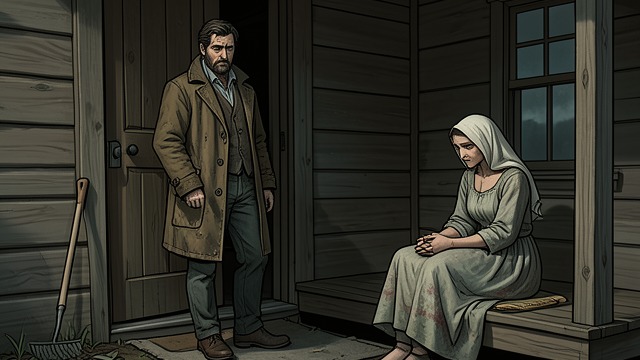 A Return by Choice from "Good Morning, Midnight". A Return by Choice An impulsive visit Hat drives back to the cottage despite recognizing that Lavinia is grieving.