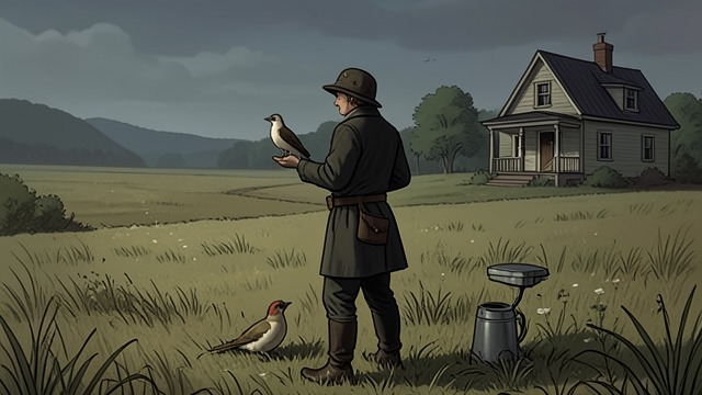 A Green Woodpecker Memory from "Good Morning, Midnight". A Green Woodpecker Memory A chance encounter Lavinia takes Laurence Waverley to see green woodpeckers near Moscow House on the day of her brother’s death.