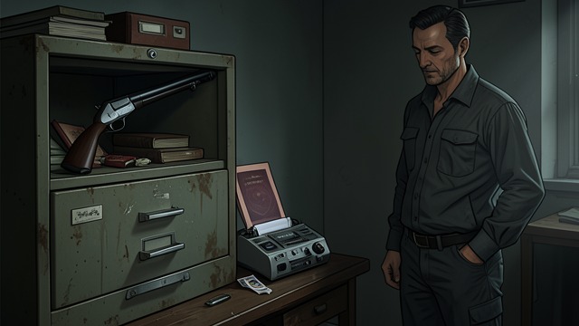 An Old Case Reopens from "Good Morning, Midnight". An Old Case Reopens Earlier evidence Shirley Novello retrieves the old file and finds the shotgun and poetry volume preserved as exhibits.