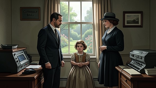 A Marriage and Adoption from "Good Morning, Midnight". A Marriage and Adoption A family made official Tony marries Kay and legally adopts Helen.