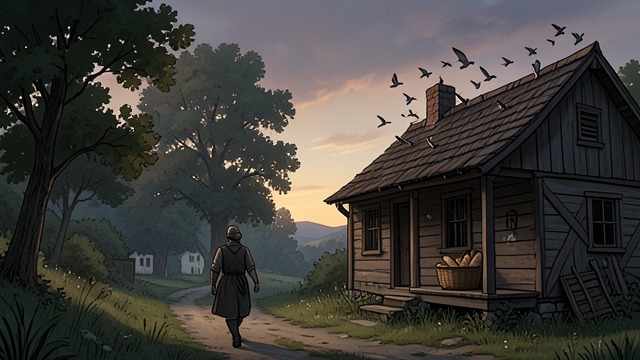 The Cottage at the Edge from "Good Morning, Midnight". The Cottage at the Edge A dream becomes real Hat reaches a cottage where Lavinia welcomes him with birds and bread.
