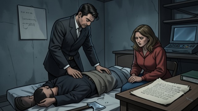 The Death Scene from "Good Morning, Midnight". The Death Scene An apparent accident Waverley says he reaches Moscow House and finds Palinurus Maciver Senior dead, with an ice axe nearby and Kay Kafka in…
