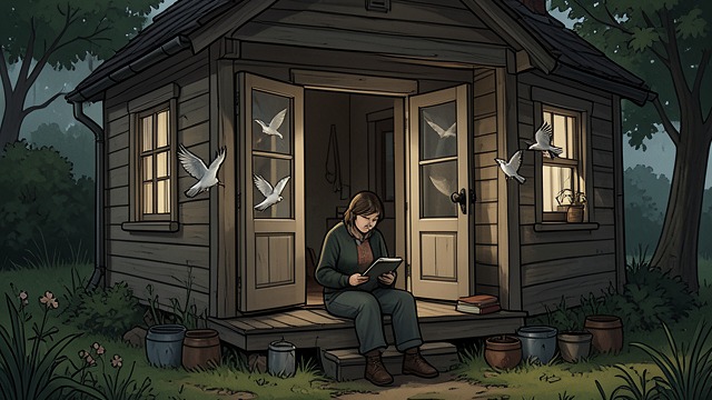 Lavinia’s Chosen Company from "Good Morning, Midnight". Lavinia’s Chosen Company A house open to birds Lavinia keeps Blacklow Cottage open to birds and resists the ordinary barriers between indoors and outdoors.