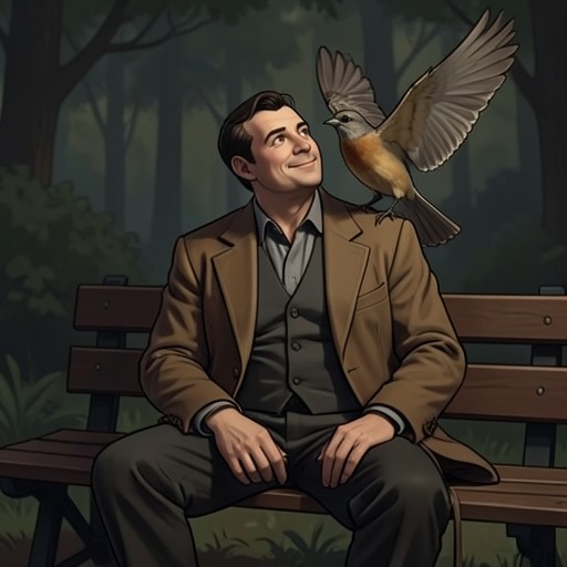 From Grief Toward Life from "Good Morning, Midnight". Hat’s encounters with birds and Lavinia guide him from immobilizing bereavement toward a renewed capacity to participate in life.