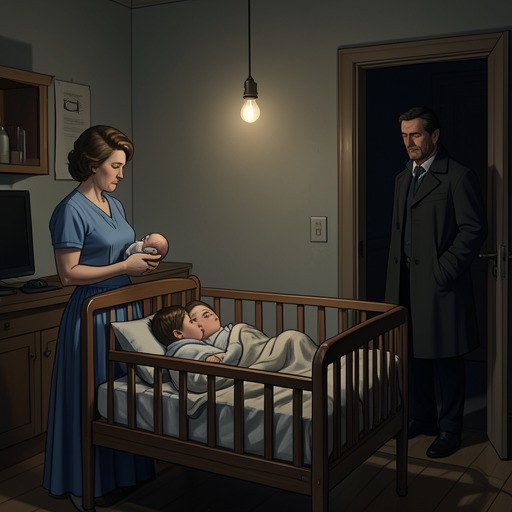 The Children of Two Generations from "Good Morning, Midnight". The twins’ birth offers a fragile image of renewal within a family repeatedly shaped by bereavement and separation.