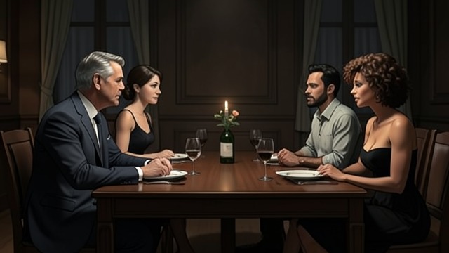 A Marriage Out of Step from "The Radleys". A Marriage Out of Step A Dinner Between Neighbors Mark Felt and Lorna Felt dine with Peter Radley and Helen Radley.