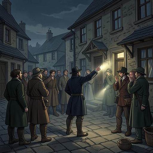 The Village’s Hidden Predators from "The Radleys". This thread traces how the Radleys’ village disguise is built, strained by gossip and danger, and finally exposed to the family and police.