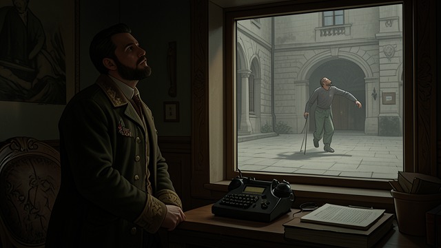 The Repeated Survey from "Rear Window". The Repeated Survey Suspicion Deepens Lars again scans the rear windows after standing alone in his flat. Hal remains still until the glance passes.