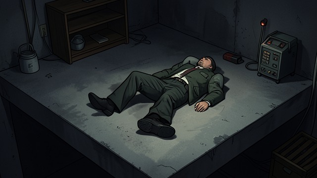 The Body Recovered from "Rear Window". The Body Recovered The Search Finds Anna Police open the raised cement floor in the upper apartment and discover Anna's body.
