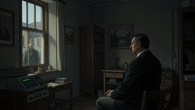 A Gaze Finds Hal from "Rear Window". A Gaze Finds Hal A Focused Look Lars briefly looks straight toward Hal's bay window rather than making his familiar sweeping scan.