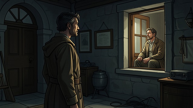 The Observer Is Seen from "Rear Window". The Observer Is Seen A Look Across the Courtyard Lars's final glance lands directly on Hal's bay window.
