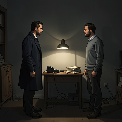 Hal and Inspector Boyne from "Rear Window". This relationship thread follows a long-standing professional friendship as it is tested by a disputed accusation and repaired by the truth.
