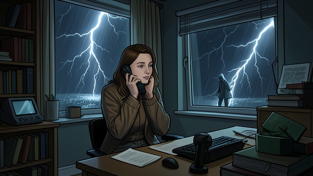 The First Warning from "Blood Shot". A Threatening Call A stranger’s warning An anonymous caller tells V. I. Warshawski to leave South Chicago and invokes the danger of the marsh.