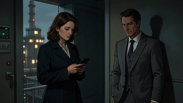 The Kidnapping Call from "Blood Shot". A Coercive Message A captive at the plant A caller tells V. I. Warshawski that Louisa Djiak has been taken to Xerxes and is sedated.