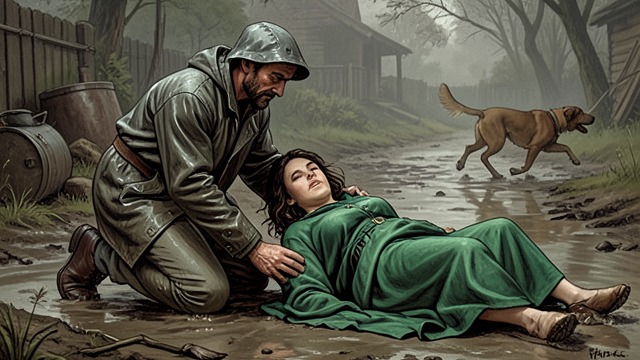 The Search Party from "Blood Shot". Found in the Marsh A loyal neighbor Mr. Contreras realizes something is wrong when Peppy returns without V. I.
