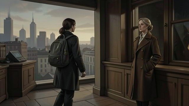 Leaving With Love from "Blood Shot". A Bond That Allows Departure A new direction Caroline Djiak leaves Chicago to pursue forestry in Montana, choosing a life that differs from V. I.