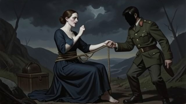 Survival Does Not Mean Invulnerability from "Nevertheless". A Fighter Captured Mabel’s Feat Mabel defeats and binds an enemy commander, demonstrating courage and tactical resourcefulness.