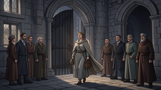 Shai’s Proposal from "Nevertheless". An Alliance Takes Shape A Messenger to the Prince Shai asks Mabel to carry the exiles’ proposal to Navi because Shai cannot enter Navon freely.