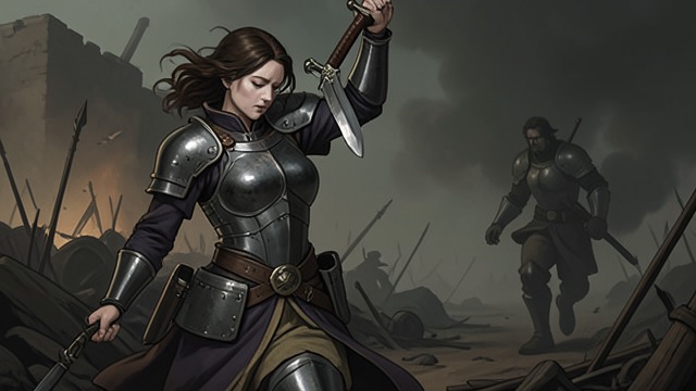 A Fight Reopens the Wound from "Nevertheless". Memory Interrupts Action An Unexpected Pause Mabel gains an opening against Sven but remembers the man she killed.