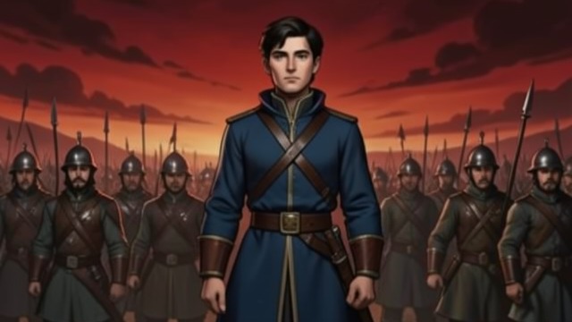 A King’s War from "Nevertheless". Leading from the Front Defensive Command Navi orders civilians toward the castle and positions the army to resist Balthasar’s forces.