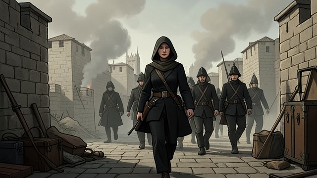 An Uncertain Future from "Nevertheless". Taken into Enemy Territory The City’s Defenses Mabel is brought through the walls of Tzara, which are described as difficult to penetrate.