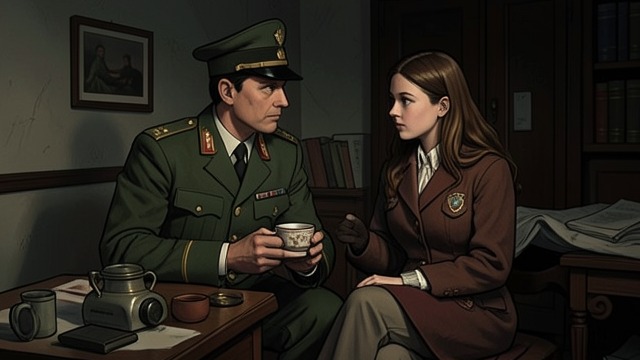 Aury Provides Fellowship from "Nevertheless". Friendship Without Judgment An Ally at Camp Aury speaks with Mabel and shares meals when many soldiers exclude her.