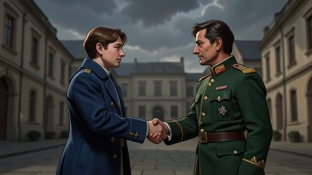 Command as a Bargain from "Nevertheless". A General’s Appointment Dareh’s Condition Dareh promises Navi command of the army if he announces an engagement.
