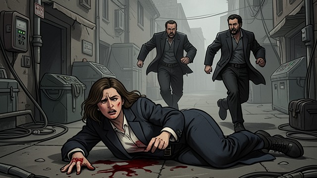 Shai’s Companions Help from "Nevertheless". Accepting Assistance Rescue by the Band Shai and his companions drive off the men assaulting Mabel.