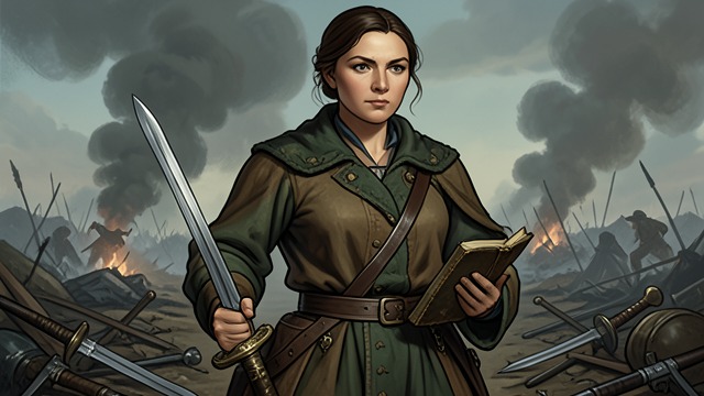 Lessons Under Fire from "Nevertheless". The Father’s Voice Technique Recalled Mabel remembers Amyntas’s advice when facing stronger enemies.