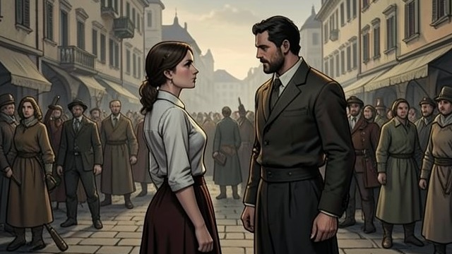 Refusing to Abandon Aury from "Nevertheless". Courage as Loyalty Facing Sven Mabel confronts Sven when he bullies Aury.