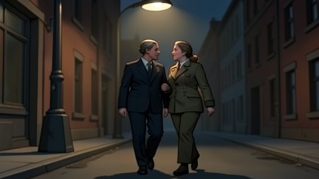 The Kiss and Its Meaning from "Nevertheless". A Moment Outside Politics A Walk Together Navi and Mabel walk home and discuss whether she will accept a marriage proposed by Dareh.